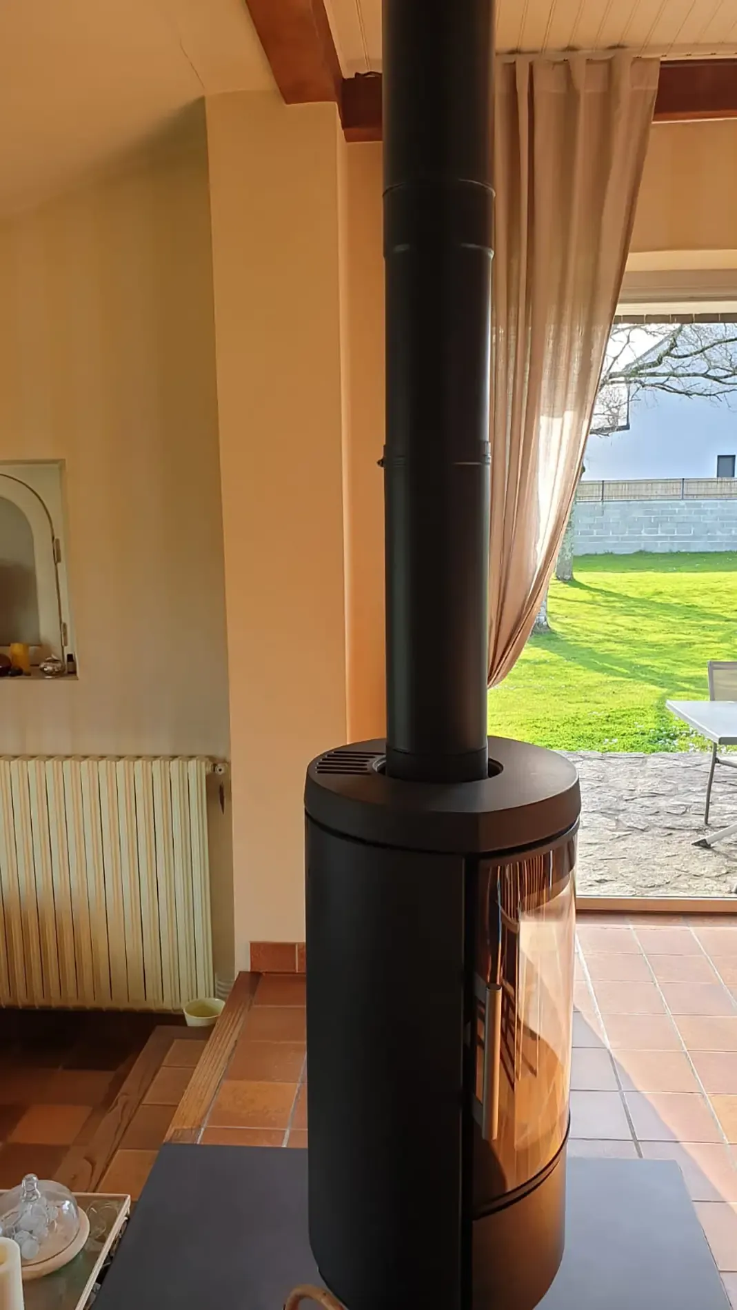 Cheminée avant travaux