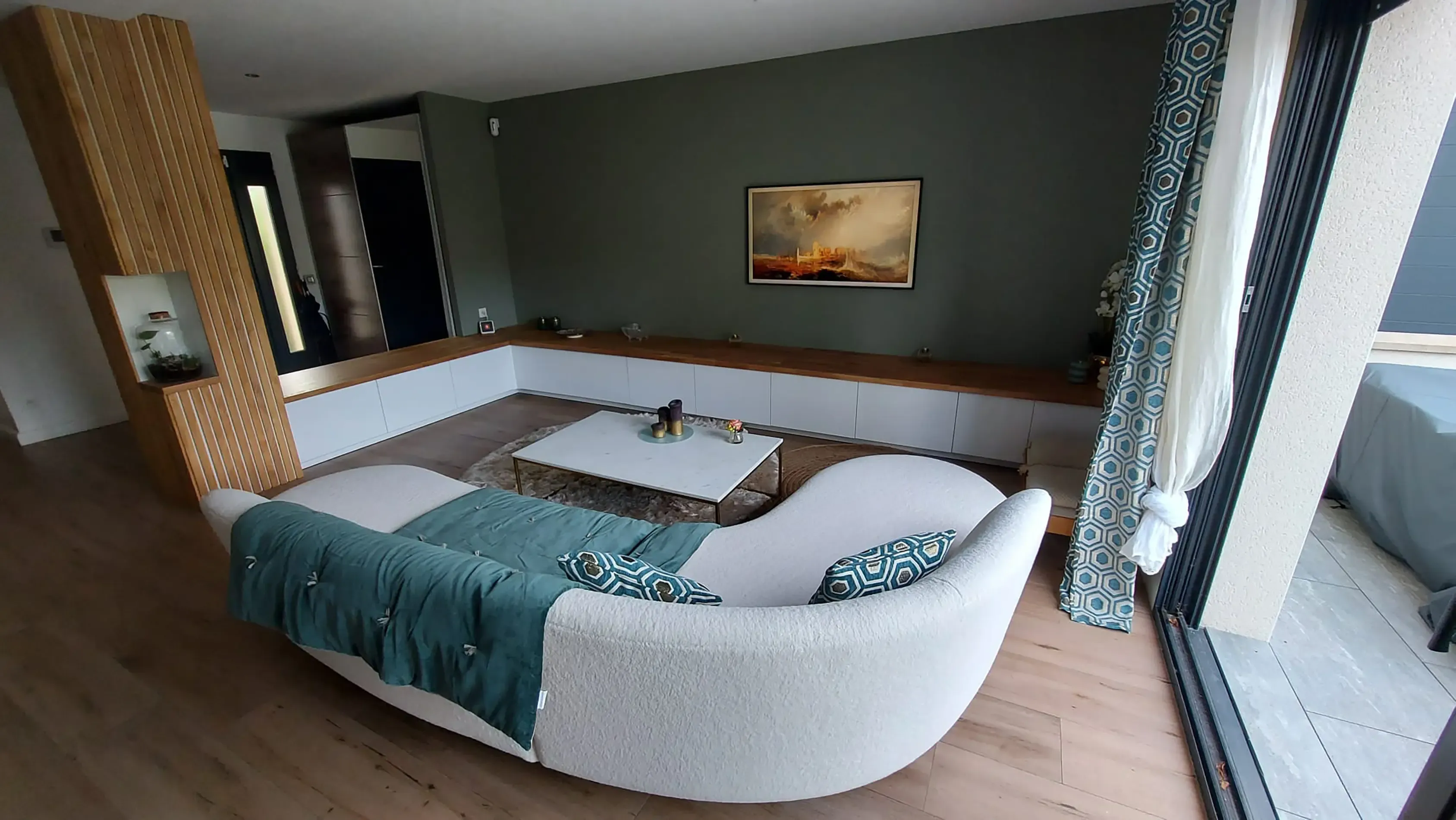 Salon après travaux