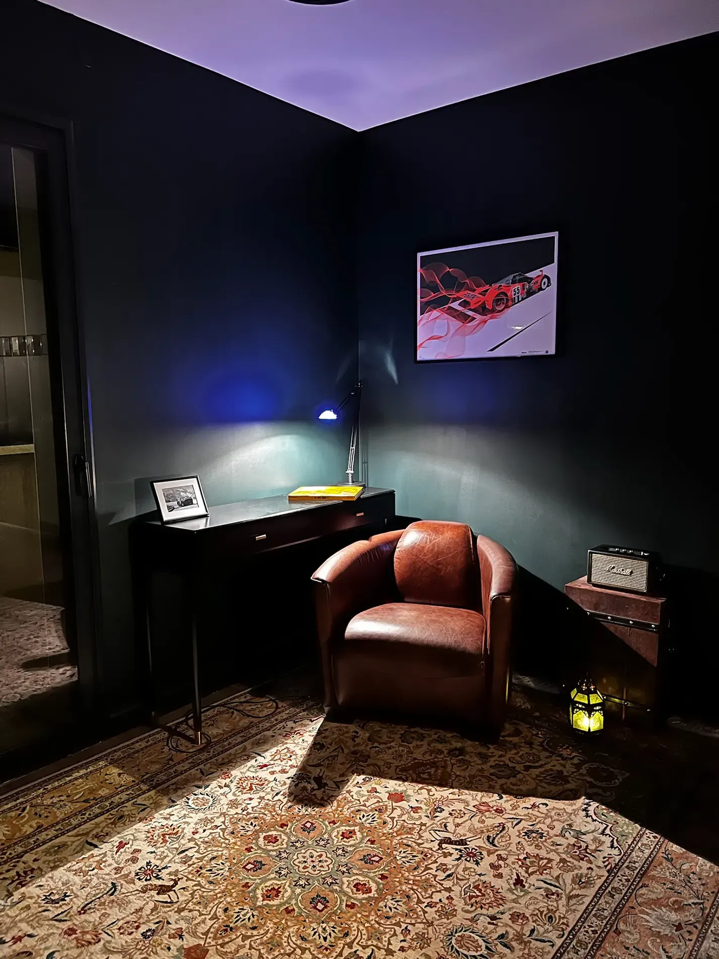 Boudoir fauteuil club après travaux