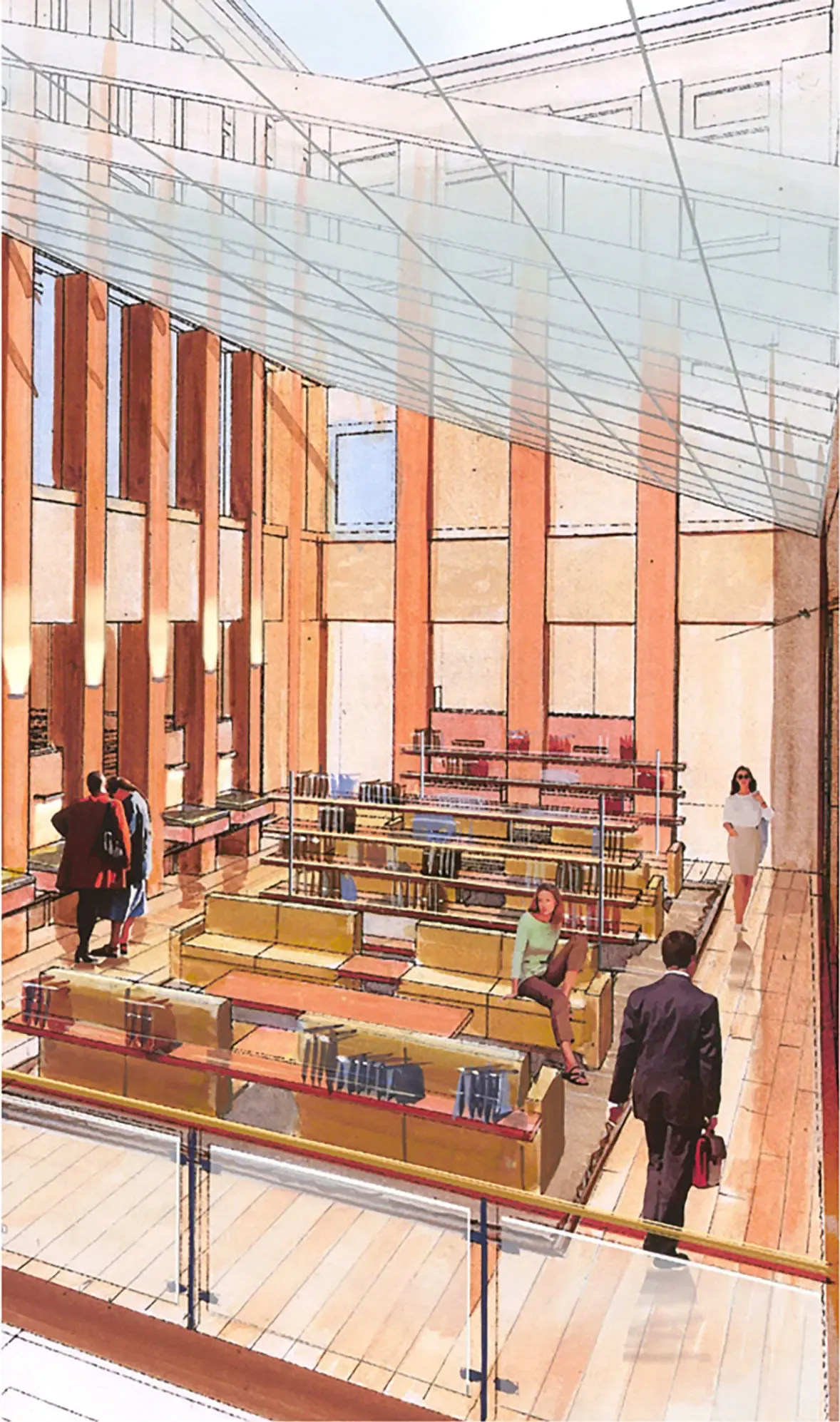 Dessin du projet Crédit Foncier