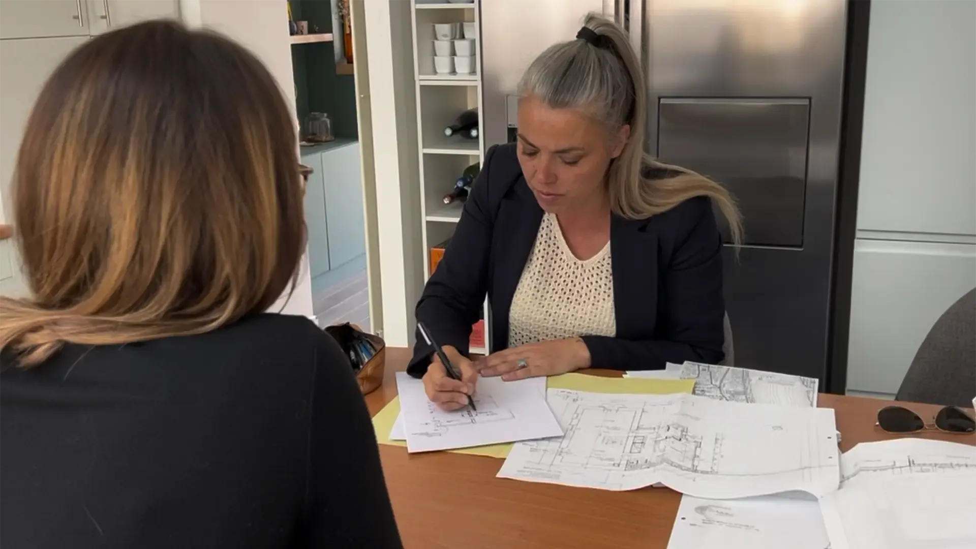 Croquis réalisé pendant un rendez-vous