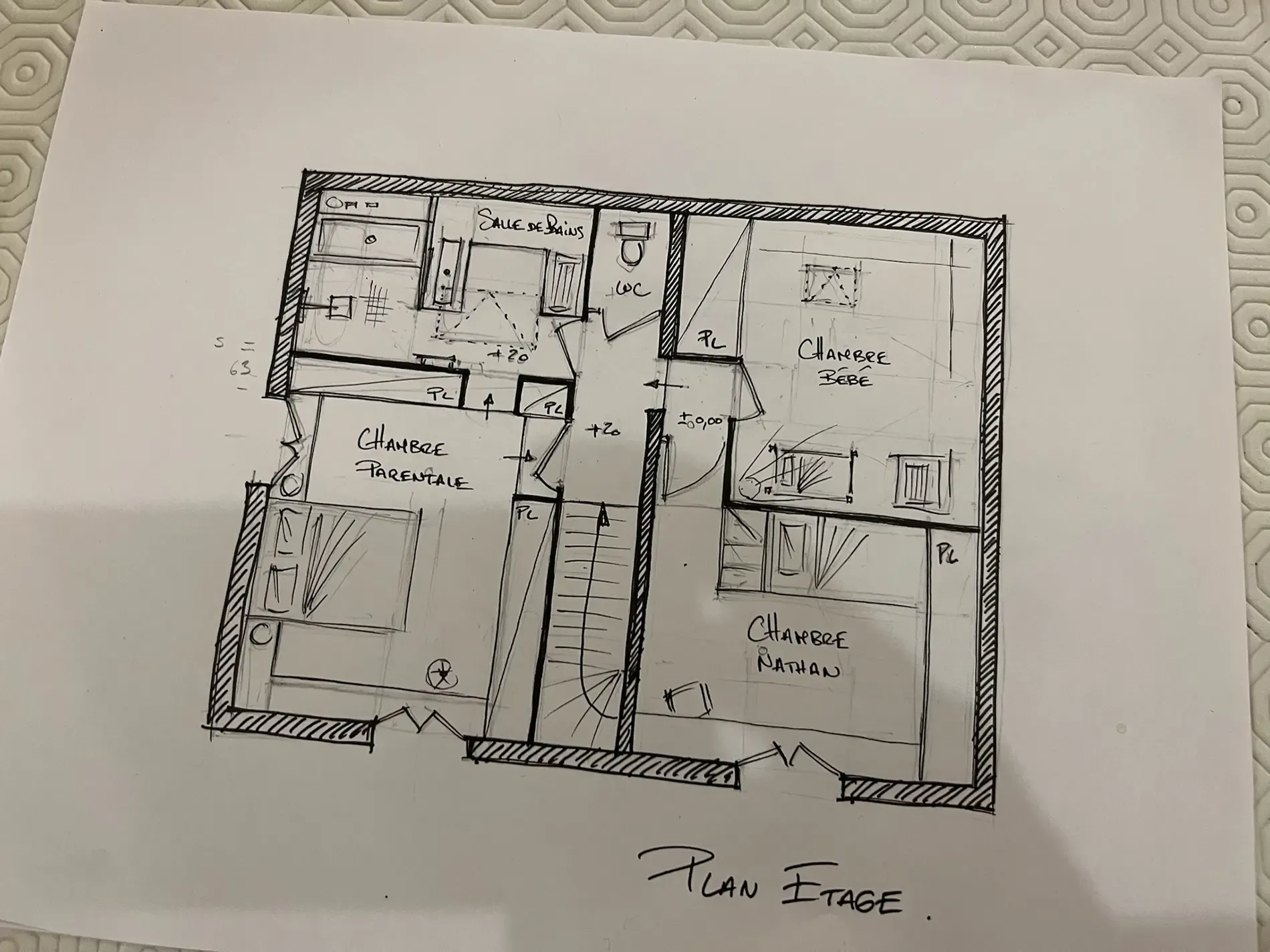 réagencement complet d'un 1er étage