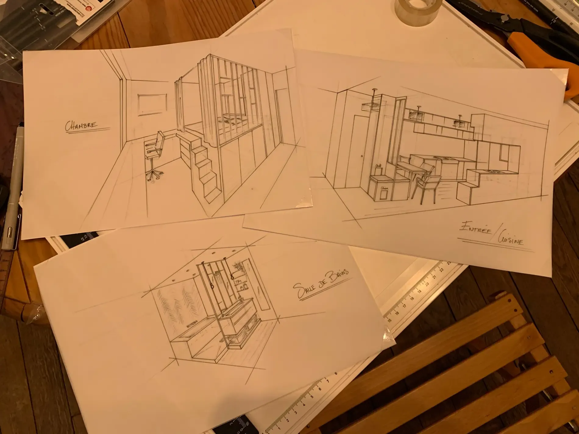 Agencement d'un appartement à Marly-le-Roi